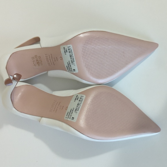 Schultz Slingbacks Pump size 5 white - Picture 2 of 4